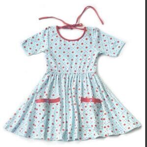 Omi Jo Well Dressed Wolf Starburst Billow Dress Size 6 NWT